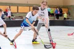 KE Floorball in Herzhausen, 03/19
Finale: Ederseeschule Herzhausen - Henkelschule Vöhl (in Weiß)
Foto: Artur Worobiow